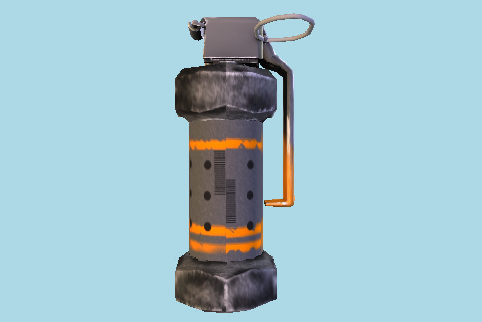 Flash Grenade Texture Game Ready 3d model